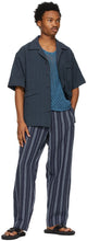 Nicholas Daley Blue Knit Garment-Dyed Vest