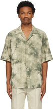 Nicholas Daley Green Beach Short Sleeve Shirt - Chemise à manches courtes de Nicholas Daley Green Beach - Nicholas Daley 그린 비치 짧은 소매 셔츠