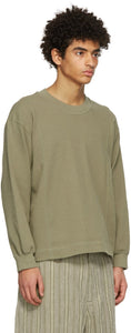 Nicholas Daley Khaki Waffle Sweatshirt