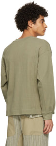 Nicholas Daley Khaki Waffle Sweatshirt