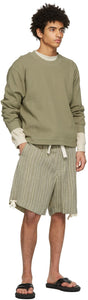 Nicholas Daley Khaki Waffle Sweatshirt