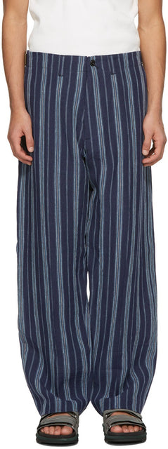 Nicholas Daley Navy 70s Trousers - Pantalon Nicholas Daley Navy 70s - Nicholas Daley Navy 70S 바지