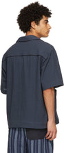 Nicholas Daley Navy Beach Short Sleeve Shirt