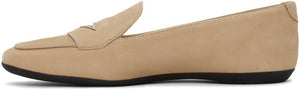 Nicholas Kirkwood Beige Nubuck Loaferina Penny Loafers