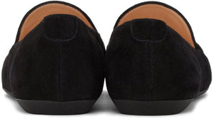 Nicholas Kirkwood Black Nubuck Loaferina Penny Loafers