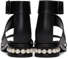 Nicholas Kirkwood Black Triple-Strap Casati Sandals