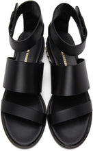Nicholas Kirkwood Black Triple-Strap Casati Sandals
