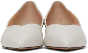 Nicholas Kirkwood White Casati D'Orsay Ballerina Flats