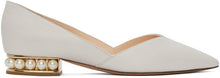 Nicholas Kirkwood White Casati D'Orsay Ballerina Flats - Nicholas Kirkwood White Casati d'Orsay Plats Ballerina - Nicholas Kirkwood White Casati D 'Orsay Ballerina Flats.