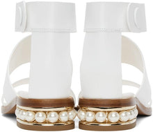 Nicholas Kirkwood White Triple-Strap Casati Sandals