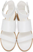 Nicholas Kirkwood White Triple-Strap Casati Sandals