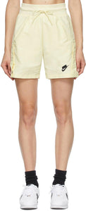 Nike Beige High-Rise NSW Shorts - Short NIKE BEIGE HAUTE HAUTE NSW - 나이키 베이지 고층 NSW 반바지