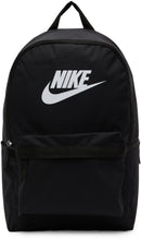 Nike Black Canvas Heritage Backpack - Nike Black Canvas Heritage Sac à dos - 나이키 블랙 캔버스 유산 배낭