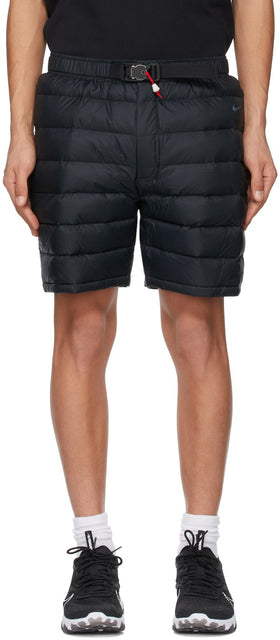 Nike Black Down Tom Sachs Edition Quilted Shorts - Nike Black Down Tom Sachs édition Short matelassé - Nike Black Down Tom Sachs Edition 퀼트 반바지