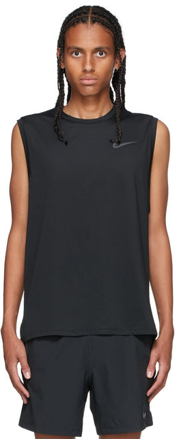 Nike Black Dri-FIT Pro Tank Top - Nike Noir Dri-Fit Pro Dagailler - Nike Black Dri-Fit Pro Tank Top.