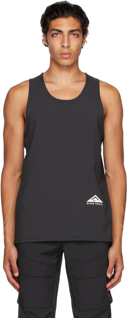 Nike Black Dri-FIT Rise 365 Tank Top - Nike Noir Dri-Fit Rise 365 Débardeur 365 - 나이키 블랙 Dri-Fit Rise 365 탱크 탑