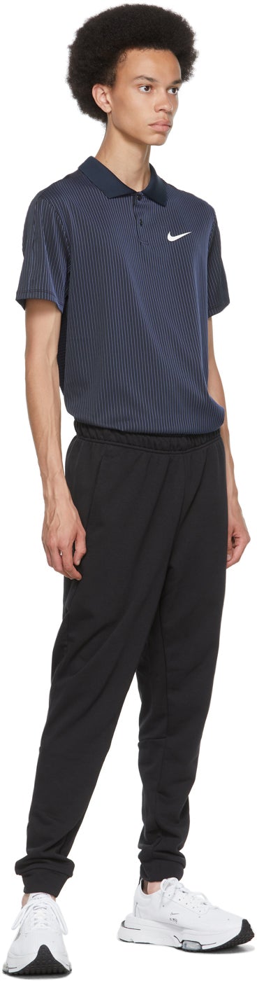 Nike Black Dri-FIT Tapered Lounge Pants