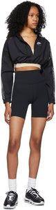 Nike Black Infinalon Yoga Luxe Shorts