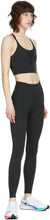 Nike Black Laced One Luxe 7/8 Leggings