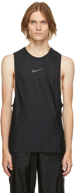 Nike Black Pro Dri-FIT Tank Top - Débardeur Nike Noir Pro Dri-Fit - Nike Black Pro Dri-Fit top.
