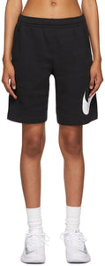 Nike Black Sportswear Club Shorts - Nike Black Sportswear Club Shorts - 나이키 블랙 스포츠웨어 클럽 반바지