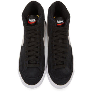 Nike Black Suede Blazer Mid 77 Vintage Sneakers BlackSkinny