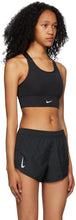 Nike Black Swoosh Long Line Sports Bra