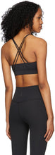 Nike Black Swoosh Luxe Sports Bra