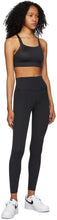Nike Black Swoosh Luxe Sports Bra