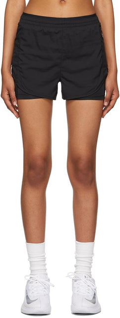 Nike Black Tempo Luxe 2-In-1 Shorts - Nike Noir Tempo Luxe Short 2 en 1 - 나이키 블랙 템포 Luxe 2-in-1 반바지