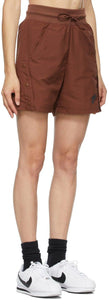 Nike Brown High-Rise NSW Shorts