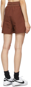 Nike Brown High-Rise NSW Shorts