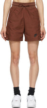 Nike Brown High-Rise NSW Shorts - Short Nike Brown High-Hauge NSW - 나이키 브라운 고층 NSW 반바지