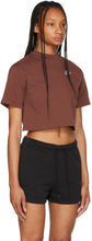 Nike Brown NSW Cropped T-Shirt