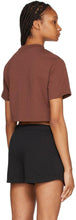 Nike Brown NSW Cropped T-Shirt