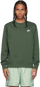 Nike Green Sportswear Club Sweatshirt - Sweat-shirt Nike Green Sportswear Club - 나이키 그린 스포츠웨어 클럽 스웨터