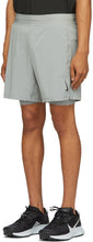 Nike Grey 2-in-1 Yoga Shorts