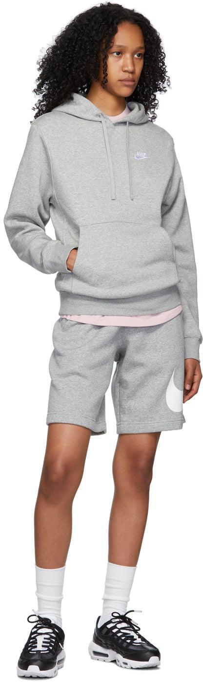 Nike Grey Fleece Sportswear Club Shorts