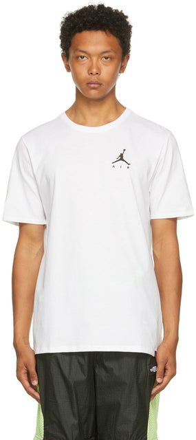 Nike Jordan White Jordan Jumpman Air T-Shirt - T-shirt Air Jardan Jordan Blanc Nike Jordan Blanc - 나이키 요르단 화이트 요르단 Jumpman 에어 티셔츠