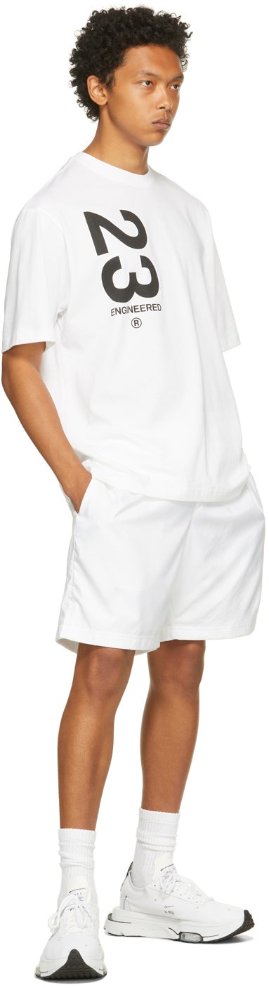 Nike Jordan White Jordan Jumpman Poolside Shorts