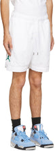 Nike Jordan White Jumpman Diamond Shorts