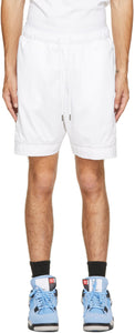 Nike Jordan White Jumpman Diamond Shorts - Shorts de diamant Nike Jordan White Jumpman White - 나이키 요르단 화이트 Jumpman 다이아몬드 반바지