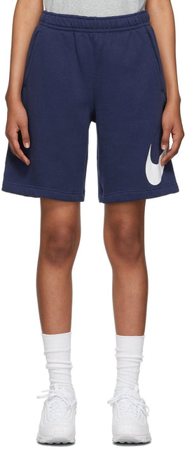 Nike Navy Fleece Sportswear Club Shorts - Shorts de club de vêtements de sport Nike Navy Fleece - 나이키 해군 양털 스포츠웨어 클럽 반바지