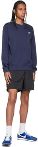 Nike Navy Sportswear Club Sweatshirt