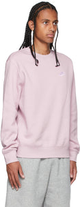 Nike Pink Sportswear Club Sweatshirt