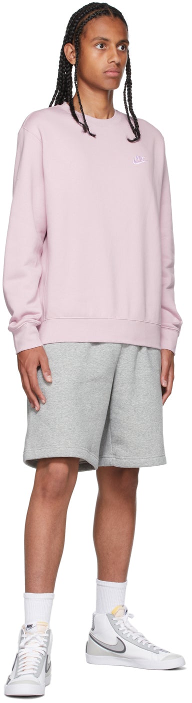Nike Pink Sportswear Club Sweatshirt