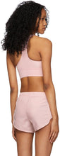 Nike Pink Swoosh Long Line Sports Bra