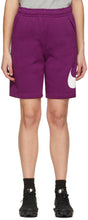Nike Purple Sportswear Club Shorts - Short de club de vêtements de sport pourpre Nike - 나이키 퍼플 스포츠웨어 클럽 반바지