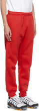 Nike Red Sportswear Club Lounge Pants