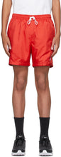 Nike Red Woven Sportswear Shorts - Short de vêtements de sport Tissé Nike Rouge - 나이키 레드 짠 운동복 반바지